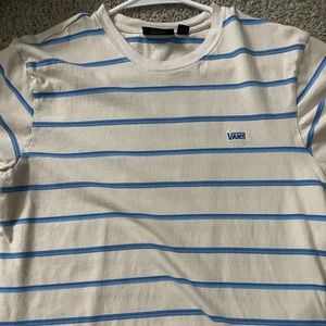 medium striped vans tee shirt